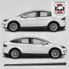 Tesla Model X side Stripes ADHESIVO (Producto compatible)