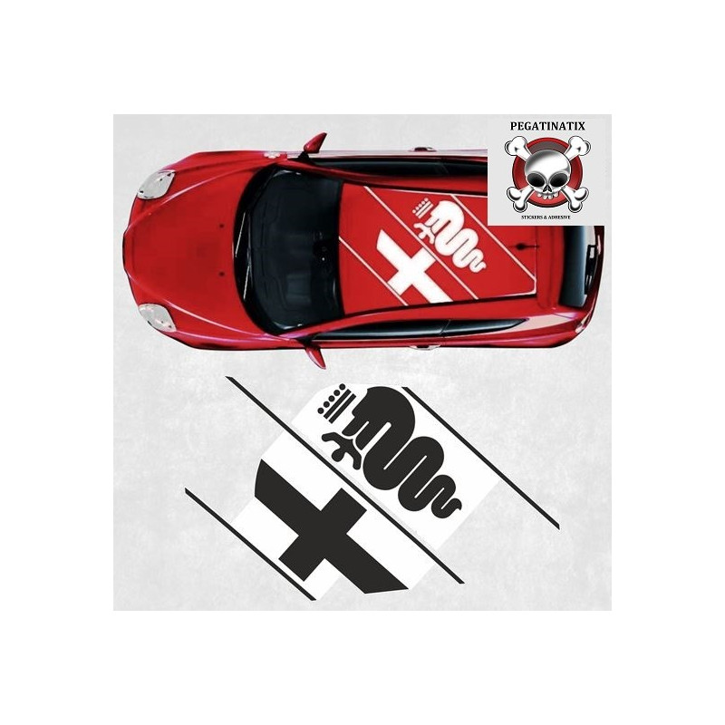 STICKER LOGO ALFA ROMEO MITO (Produto compatível)