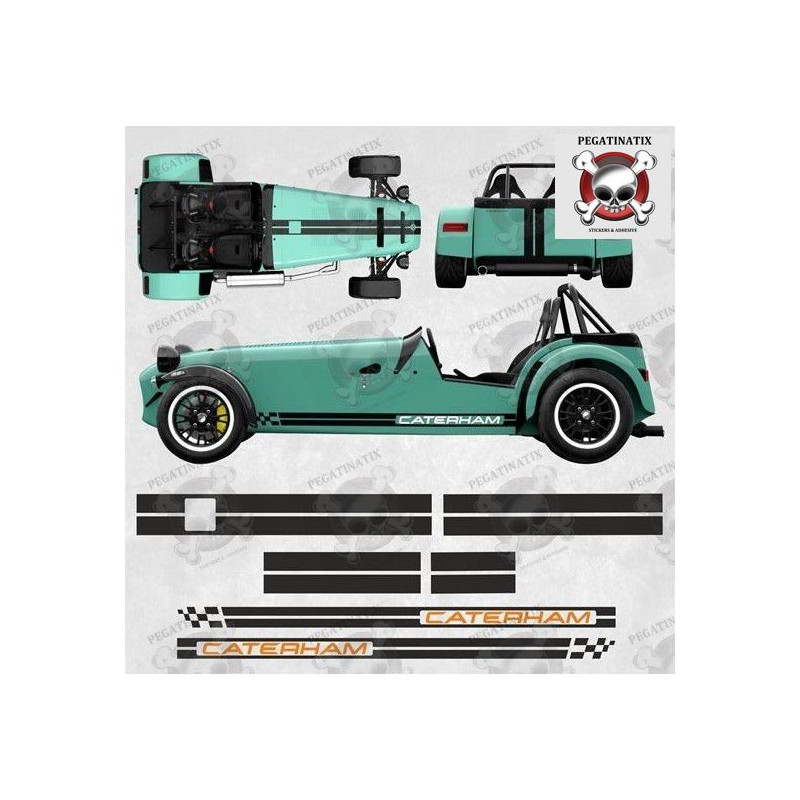 CATERHAM Stripes decals (Compatible Product)