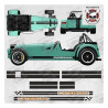 CATERHAM Stripes adhesivos (Producto compatible)