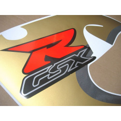 SUZUKI GSX-R 600 SRAD 1996-1999 MATTE GOLD adesivos (Produto compatível)