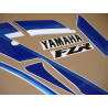 Yamaha FZR 1000 year 1991 - WHITE/BLUE Stickers (Compatible Product)