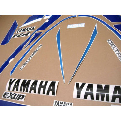 Yamaha FZR 1000 year 1991 - WHITE/BLUE Stickers (Compatible Product)