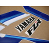 Yamaha FZR 1000 year 1991 - WHITE/BLUE Stickers (Compatible Product)