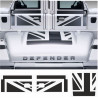 Defender 90 / 110 Union Jack side and Bonnet autocollant  (Produit compatible)