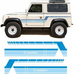 Defender 90 County 1984 - 1986 side Stripes Stickers (Compatible Product)