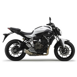YAMAHA MT-07 YEAR 2014 WHITE AUTOCOLLANT (Produit compatible)