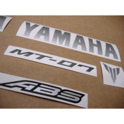 YAMAHA MT-07 YEAR 2015 DARK GREY AUTOCOLLANT (Produit compatible)