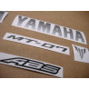 YAMAHA MT-07 YEAR 2015 DARK GREY DECALS (Compatible Product)