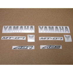 YAMAHA MT-07 YEAR 2015 DARK GREY DECALS (Compatible Product)
