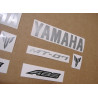 YAMAHA MT-07 YEAR 2016 BLACK DECALS (Compatible Product)