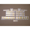 YAMAHA YZF-R3 CUSTOM MATTE GOLD DECALS (Compatible Product)