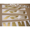 YAMAHA YZF-R3 CUSTOM ORO MATE ADHESIVOS (Producto compatible)