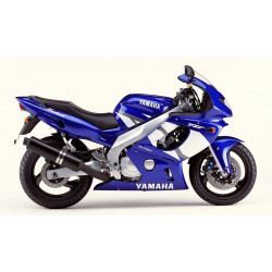 YAMAHA YZF 600R 2003 - BLUE/WHITE ADESIVOS (Produto compatível)