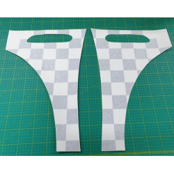 Mini R52 / R53 Cooper S Checkmate side Scuttle DECALS (Compatible Product)