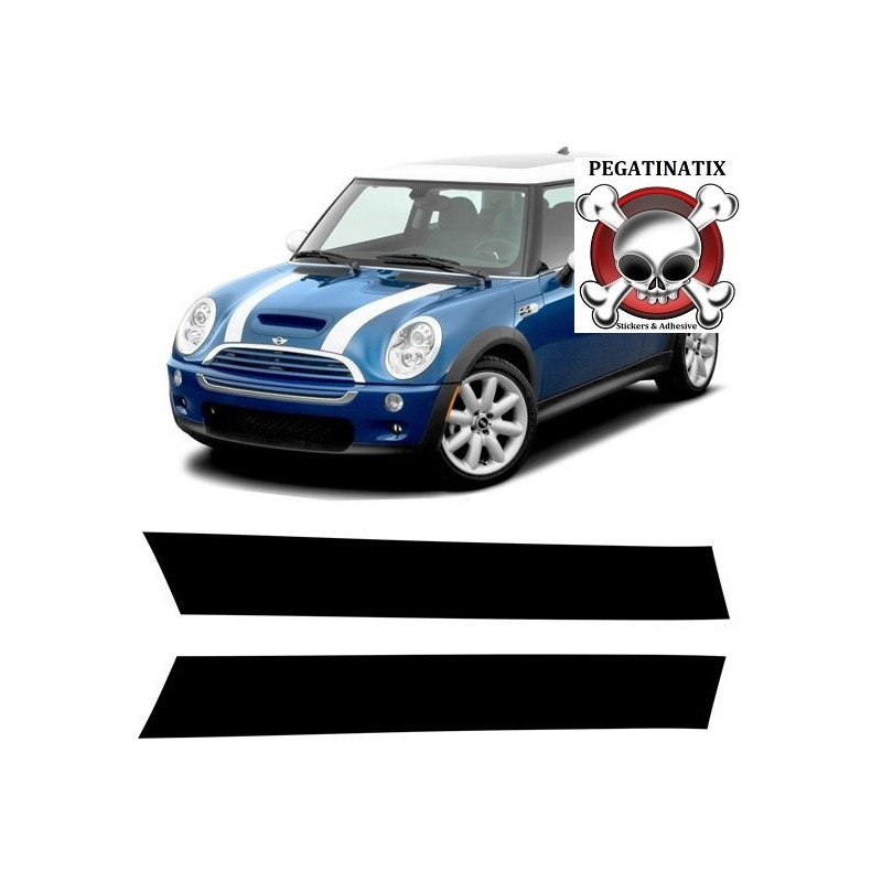 Mini R50 / R52 Cooper side Stripes AUTOCOLLANT (Produit compatible)