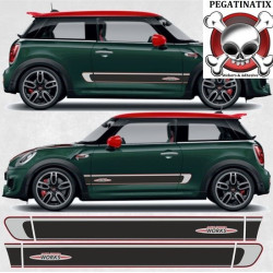 Mini R50 / R52 Cooper side Stripes ADESIVOS (Produto compatível)