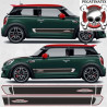Mini R50 / R52 Cooper side Stripes DECALS (Compatible Product)