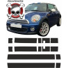 Mini R56 Cooper / One / D Viper Stripe ADHESIVOS side Scuttle (Producto compatible)