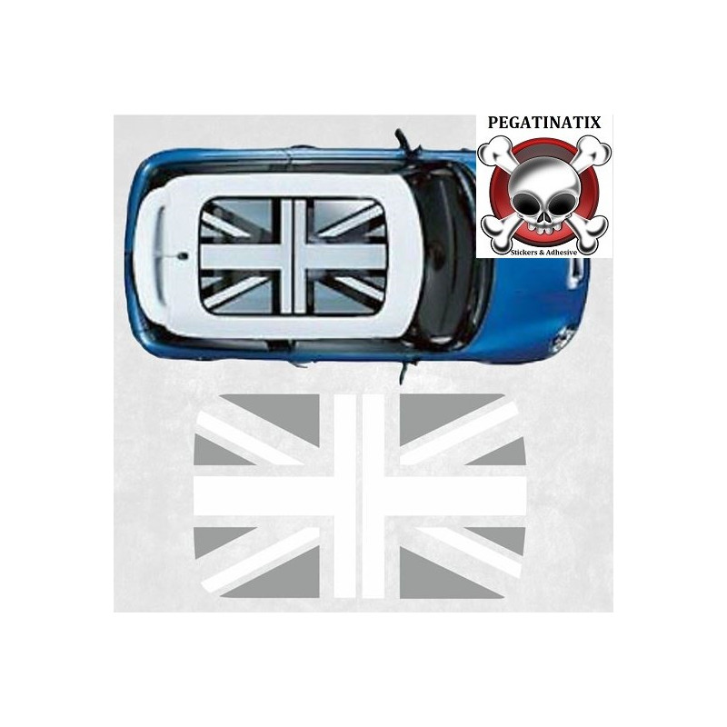 Mini R55 / R56 / R60 panoramic Glass Union Jack ADESIVI (Prodotto compatibile)