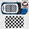 Mini R55 / R56 / R60 panoramic Glass DECALS (Compatible Product)