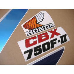 HONDA CBX 750F AÑO 1987 WHITE/BLUE aufkleber (Kompatibles Produkt)