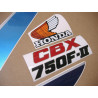 HONDA CBX 750F AÑO 1987 WHITE/BLUE aufkleber (Kompatibles Produkt)