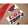HONDA CBX 750F AÑO 1986 - WHITE/RED/BLACK aufkleber (Kompatibles Produkt)