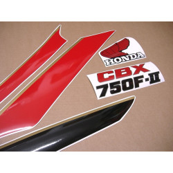 HONDA CBX 750F AÑO 1986 - WHITE/RED/BLACK aufkleber (Kompatibles Produkt)