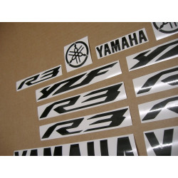 YAMAHA YZF-R3 CUSTOM BLACK AUFKLEBER (Kompatibles Produkt)
