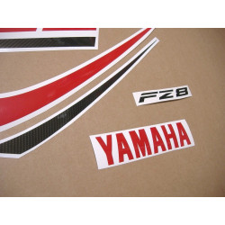 YAMAHA FZ8 2012 50th ANNIVERSARY ADESIVOS (Produto compatível)