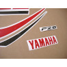 YAMAHA FZ8 2012 50th ANNIVERSARY ADESIVI (Prodotto compatibile)