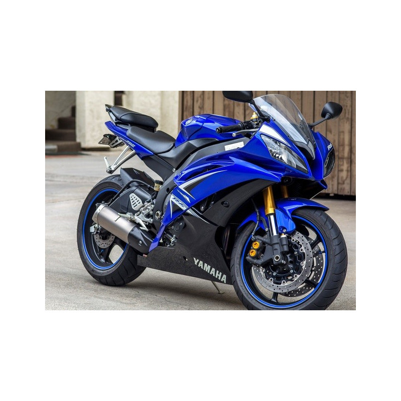 Yamaha YZF-R6 2011 BLUE STICKER SET (Compatible Product)