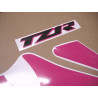 Yamaha TZR 125 YEAR 1996 WHITE/PINK/BLUE AUTOCOLLANT (Produit compatible)