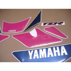 Yamaha TZR 125 YEAR 1996 WHITE/PINK/BLUE ADESIVO (Produto compatível)