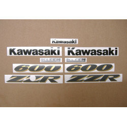 STICKER SET KAWASAKI ZZR 600 1993 - SILVER