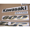 STICKER SET KAWASAKI ZZR 600 1993 - SILVER