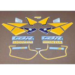 Honda CBR 900RR 1994 BLACK/YELLOW/PURPLE EEUU VERSION AUTOCOLLANT