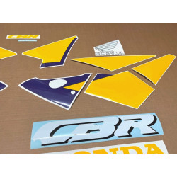 Honda CBR 900RR 1994 BLACK/YELLOW/PURPLE EEUU VERSION AUTOCOLLANT