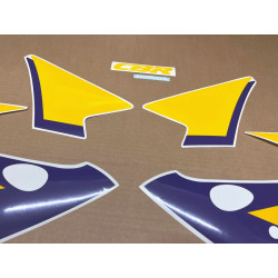 Honda CBR 900RR 1994 BLACK/YELLOW/PURPLE EEUU VERSION AUTOCOLLANT