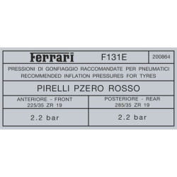 ferrari 430 tyre pressure