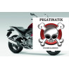 STICKER Honda Crossrunner 2013 RED/SILVER