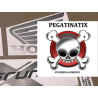 STICKER Honda Crossrunner 2013 RED/SILVER