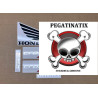 STICKER Honda Crossrunner 2013 RED/SILVER