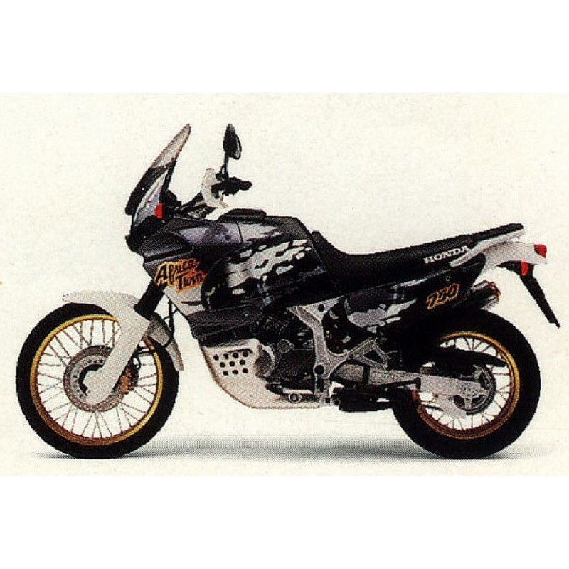 STICKER SET Honda XRV 750 Africa Twin 1995 BLACK/GREY/GOLD