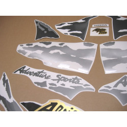 STICKER Honda XRV 750 Africa Twin 1995 BLACK/GREY/GOLD