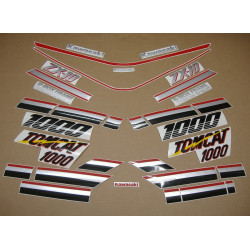 KAWASAKI ZX-10 TOMCAT 1989 BLACK SILVER