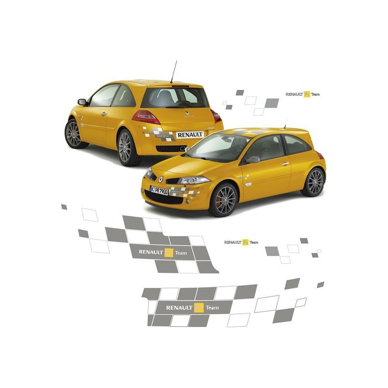 Renault Megane R26 230 F1 Team ADESIVI (Prodotto compatibile)