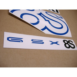 Suzuki GSX 8S 2024 - WHITE STICKERS