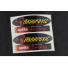 AKRAPOVIC aprilia exhaust decals stickers 2 pcs HEAT PROOF! 